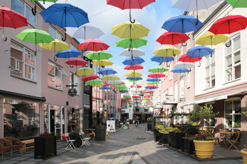 Beautiful city of Vejle in Denmark