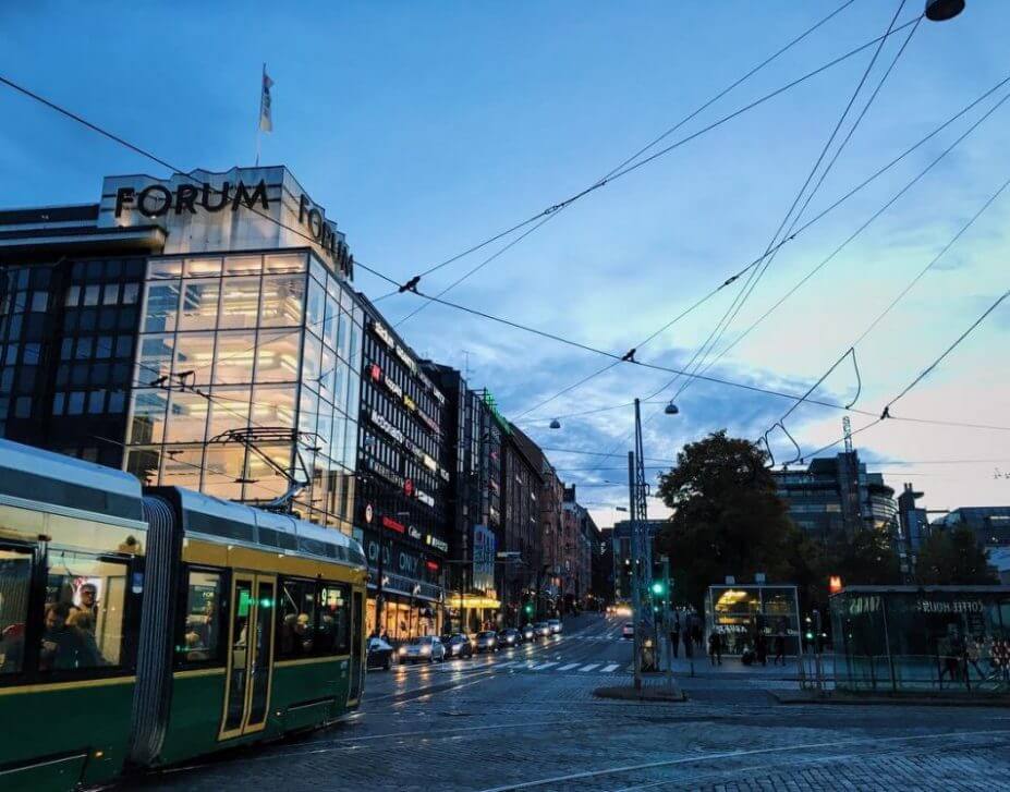 Forum — the biggest shopping mall in Helsinki