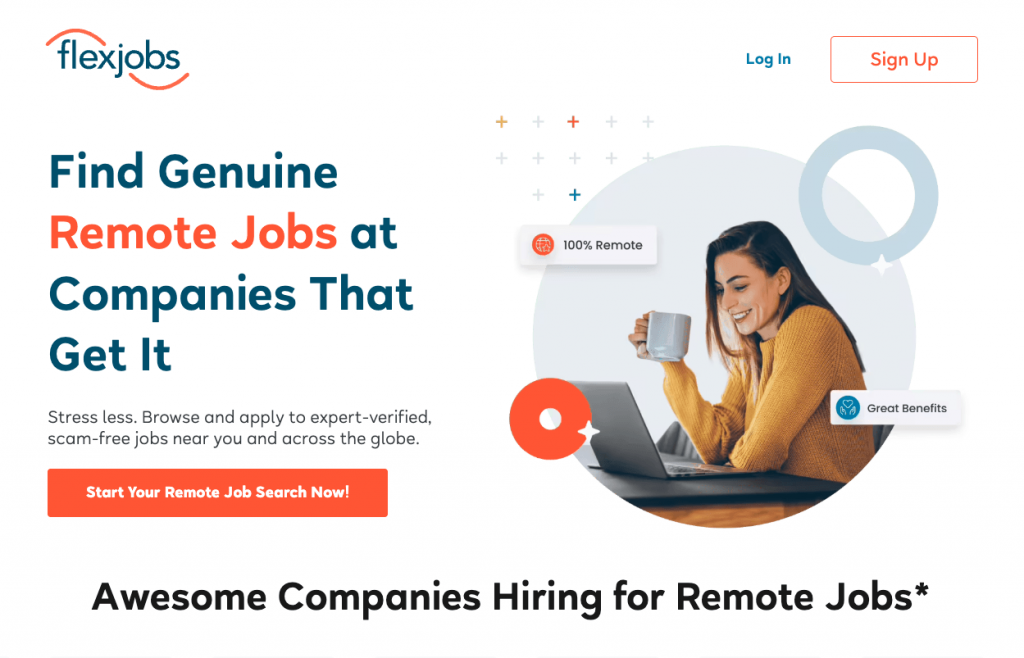 FlexJobs site